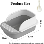 Nunbell Litter Box with Scoop