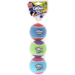 GiGwi  L size tennis ball 'GiGwi ball originals' (3pcs with different colour in one pack)