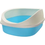Nunbell Pet Cat Litter Box Blue L30 x W42 x H17cm