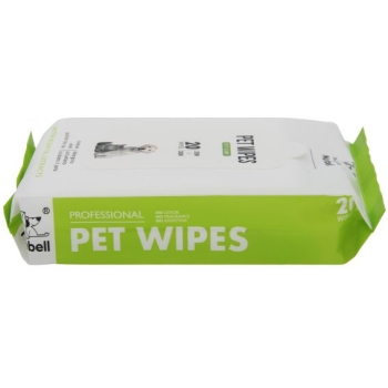Nunbell Pet Wipes for Cats & Dogs 20 Wipes 20cm X 30cm
