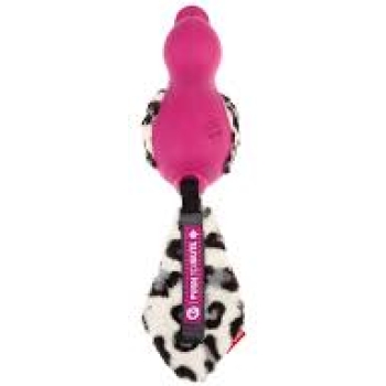 GiGwi Duck 'Push To Mute' withplush tail Pink