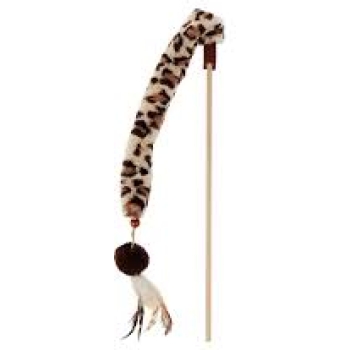 GIGwi Eco Line Feather Teaser with crinklesand silvervine leaves