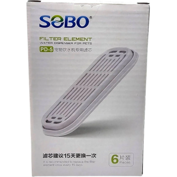 SOBO Pet Water Fountain Replacement Filter PD-5