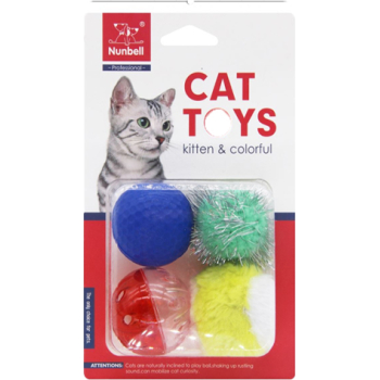 Nunbell wave ball mixed toy 4PC