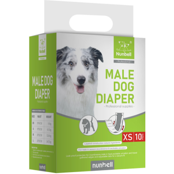 Nunbell Pet Dog Diaper Pants 10pcs XS Szie