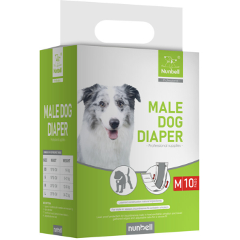 Nunbell Pet Dog Diaper Pants 10pcs M Szie