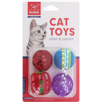 Nunbell wave ball mixed toy 4PC