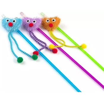 Nunbell Plastic rod type love figure cat teaser