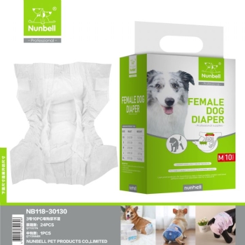 Nunbell Female Dog Diapers  M Size