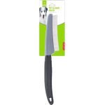 Nunbell Solid color handle flea comb - black