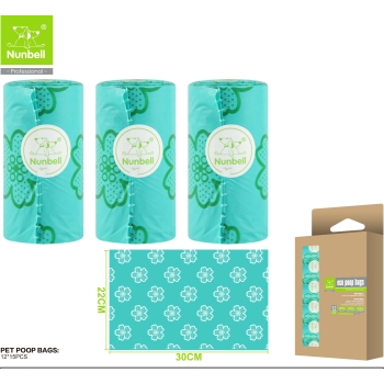 Nunbell 12PC  garbage bags 12 pc