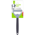 Nunbell Small Solid Handle Detangling Comb – Black