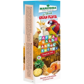 STICK PAPPAGALLI & PARROCCHETTI TROPICAL MIX 2pz. x 70g 64415