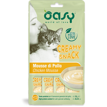 Osay Snack Cat Food Creamy Chicken Snack (4X15gr)