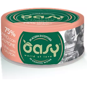 Oasy Adult Cat Wet Food Tuna With Salmon 70g