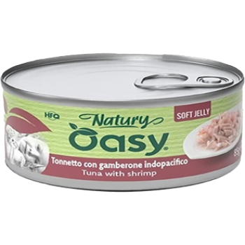 Oasy Wet Cat – Tuna with Prawns Can 150 gr