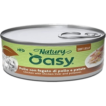 Oasy Wet Cat – Chicken with Liver and Potatoes Can 150 gr