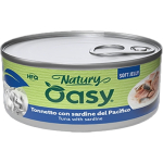 Oasy Wet Cat Natury Soft Jelly - Tuna with sardine 150g